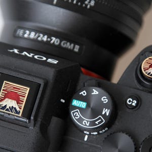 Mount Fuji In The Sunlight Hot Shoe Cover, Camera Shutter Button, Unique Camera Accessories, Gift for Camera Owner, Camera Accessories image 17