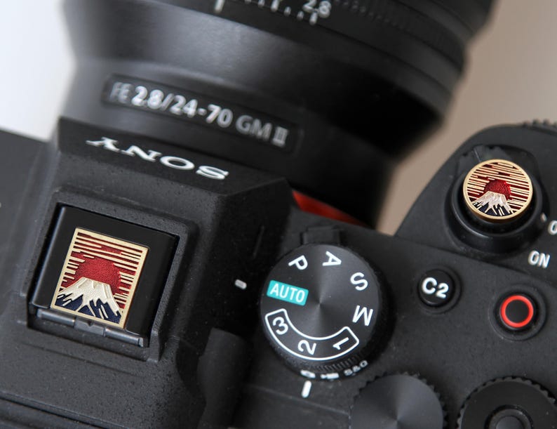Mount Fuji In The Sunlight Hot Shoe Cover, Camera Shutter Button, Unique Camera Accessories, Gift for Camera Owner, Camera Accessories image 17