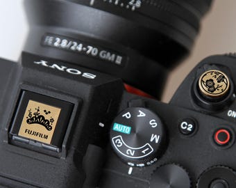 Fuji Hot Shoe Protector for Camera, Shutter Button SET, Unique Design Camera Accessory, Gift for Camera Owner