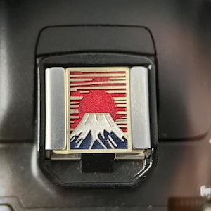 Mount Fuji In The Sunlight Hot Shoe Cover, Camera Shutter Button, Unique Camera Accessories, Gift for Camera Owner, Camera Accessories image 5