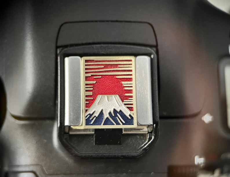 Mount Fuji In The Sunlight Hot Shoe Cover, Camera Shutter Button, Unique Camera Accessories, Gift for Camera Owner, Camera Accessories image 5