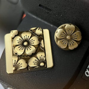 Cherry Blossom Hot Shoe Cover, Camera Shutter Button, Unique Camera Accessories, Gift for Camera Owner, Customizable Camera Accessories image 7