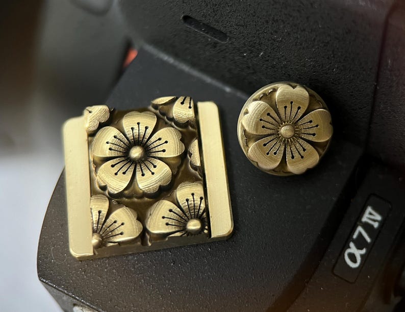 Cherry Blossom Hot Shoe Cover, Camera Shutter Button, Unique Camera Accessories, Gift for Camera Owner, Customizable Camera Accessories image 7