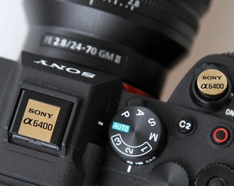 Sony Hot Shoe Cover for Camera, Shutter Button SET, Personalized Sony Camera Accessory, Gift for Sony Camera Owner