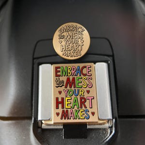 Embrace the Mess Your Heart Makes Hot Shoe Cover And Shutter Button, Hot Shoe Protector for Camera, Unique Design Camera Accessory