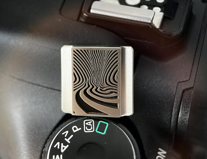 Pattern Hot Shoe Cover and Shutter Button, Photography Gift, Pattern Hot Shoe Cover, Photographer Gift, DSLR Camera Owner Gift image 10