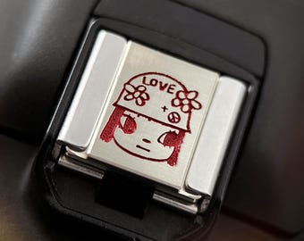 Japan Art Hot Shoe Protector for Camera, Shutter Button SET, Unique Design Camera Accessory, Gift for Camera Owner