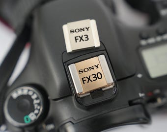 Sony Hot Shoe Cover for Camera, Shutter Button SET, Personalized Sony Camera Accessory, Gift for Sony Camera Owner