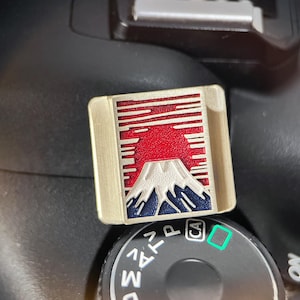 Mount Fuji In The Sunlight Hot Shoe Cover, Camera Shutter Button, Unique Camera Accessories, Gift for Camera Owner, Camera Accessories image 11