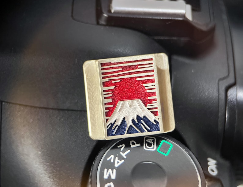 Mount Fuji In The Sunlight Hot Shoe Cover, Camera Shutter Button, Unique Camera Accessories, Gift for Camera Owner, Camera Accessories image 11
