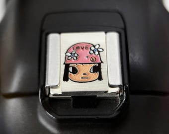 Japan Art Hot Shoe Protector for Camera, Shutter Button SET, Unique Design Camera Accessory, Gift for Camera Owner
