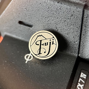 Fuji-ontspanknop, gepersonaliseerde cameraknop, aanpasbare fotografieklikker, opnameknop voor camera's, fotosnapknop