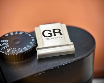 Ricoh GR Hot Shoe Cover for Camera, Shutter Button SET, Personalized Ricoh GR Camera Accessory, Gift for Ricoh Camera Owner