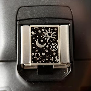 Night Sky Hot Shoe Protector for Camera, Shutter Button SET, Personalized Camera Accessory, Gift for Camera Owner