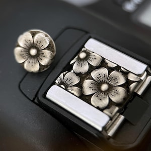 Cherry Blossom Hot Shoe Cover, Camera Shutter Button, Unique Camera Accessories, Gift for Camera Owner, Customisable Camera Accessories