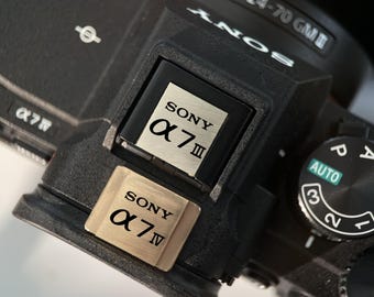 Sony Hot Shoe Cover for Camera, Shutter Button SET, Personalized Canon Camera Accessory, Gift for Sony Camera Owner