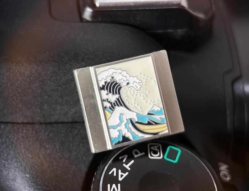 The Great Wave Camera Hot Shoe Cover, Hot Shoe for DSLR Camera, Accessories for Cameras, Shutter Button And Hot Shoe Cover Set image 11