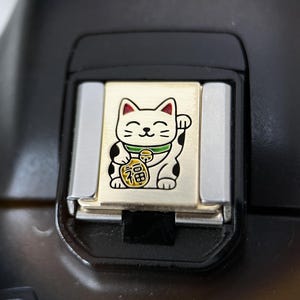 Japanskt lyckokatt blixtskoskydd för kamera, lyckokatt-slutarknappsset, personligt Maneki-neko kameratillbehör