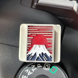 Mount Fuji In The Sunlight Hot Shoe Cover, Camera Shutter Button, Unique Camera Accessories, Gift for Camera Owner, Camera Accessories image 12