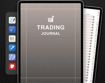 Trading Journal, Digital GoodNotes Journal, iPad Trading Journal, Crypto Stock Futures Perpetuals Options Forex BTC, Backtesting Strategy