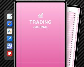 Trading Journal, Digital GoodNotes Journal, iPad Trading Journal, Crypto Stock Futures Perpetuals Options Forex BTC, Backtesting Strategy