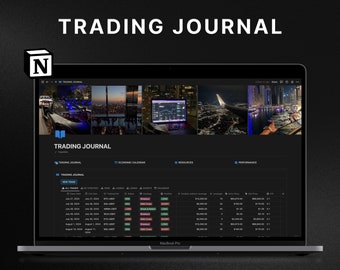 Ultimate Trading Journal, Notion Template, Crypto Stock Futures Perpetuals Options Forex BTC, Luxury Planner Notion, Backtesting Strategy