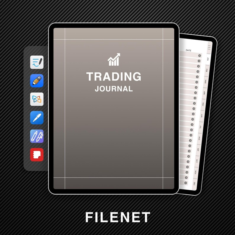 Trading Journal, Digital Goodnotes Journal, iPad Trading Journal ...