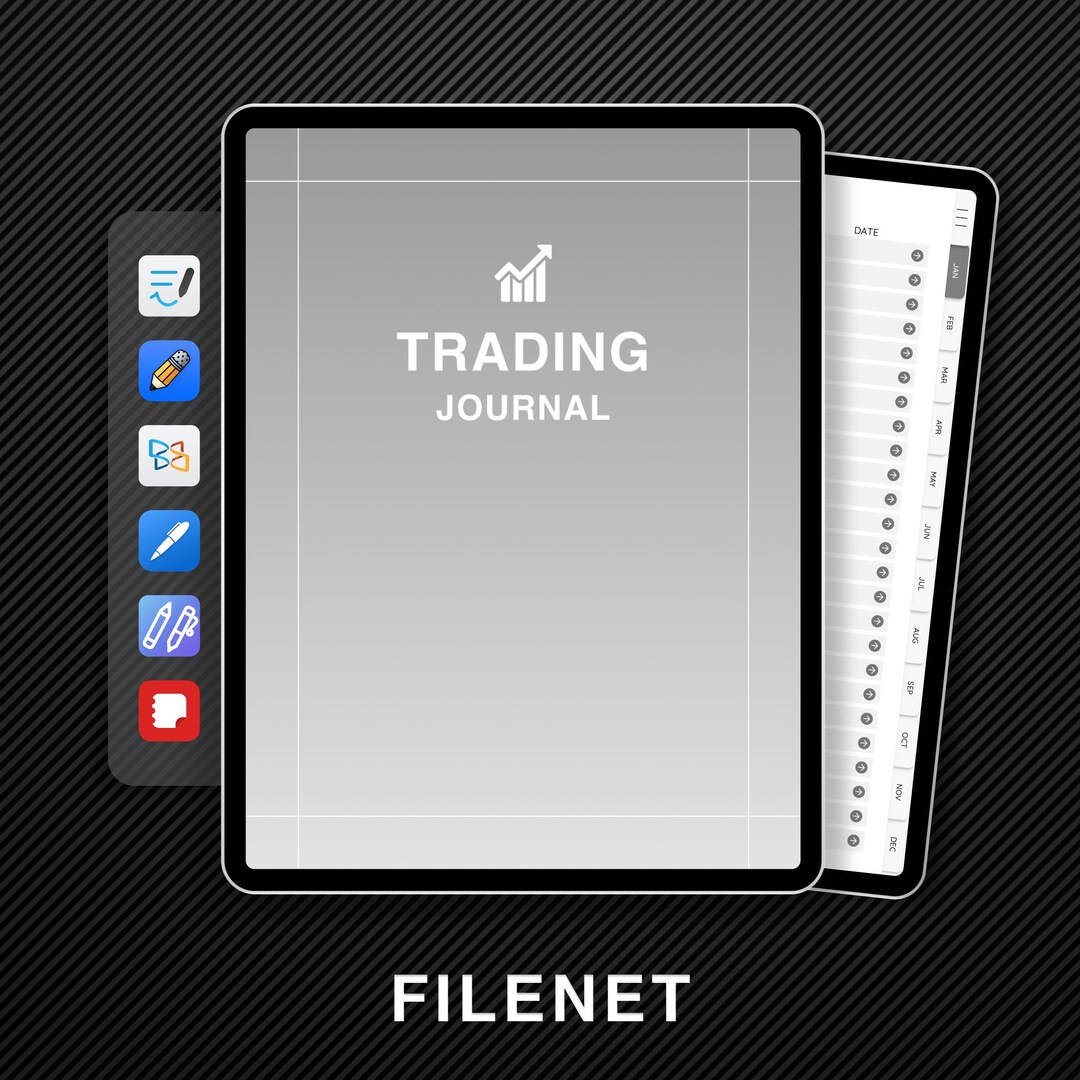 Trading Journal, Digital Goodnotes Journal, iPad Trading Journal ...