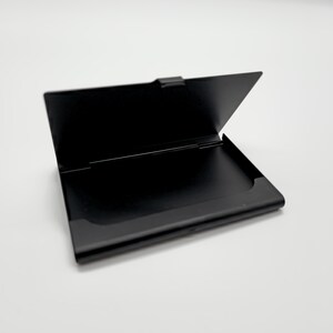 Business card holder made of aluminum with individual laser engraving image 3