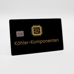 Metall Kreditkarte / Bankkarte / EC-Karte - Eigenes Design
