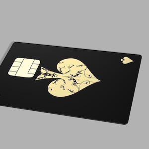 Carte de crédit / carte bancaire / carte de débit en métal - en forme de feuille ASS