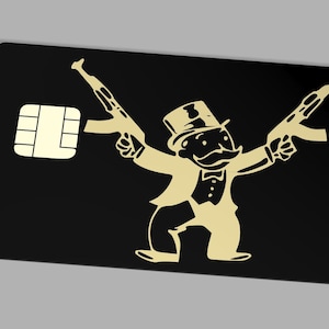 Carte de crédit / carte bancaire / carte de débit en métal - Conception Monopoly AK
