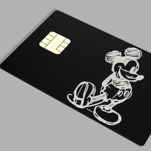 Metall Kreditkarte / Bankkarte / EC-Karte - Mikey Mouse Design
