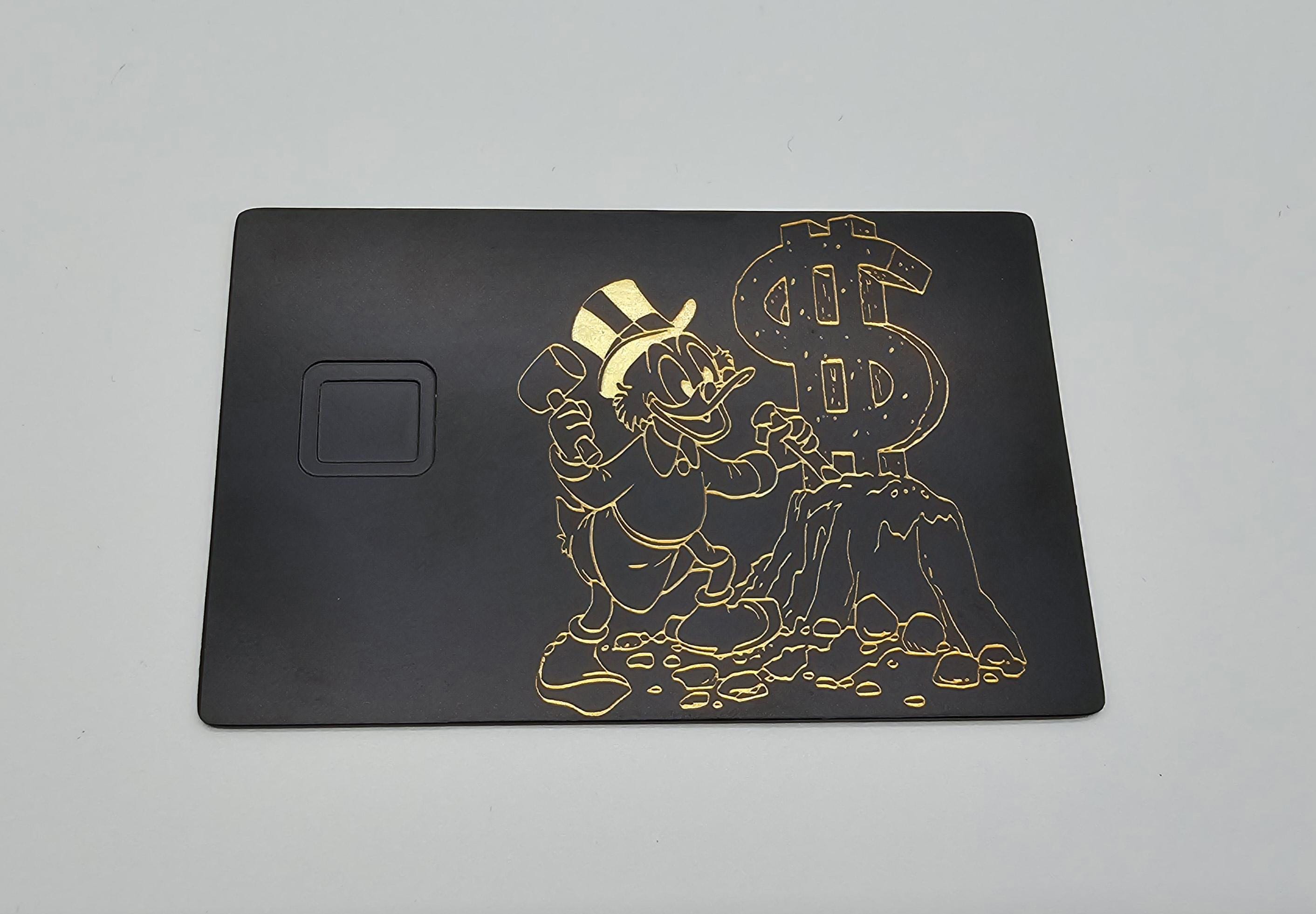 Metal credit card / bank card / debit card - Donald Design