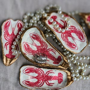 Lobster Oyster Shell Ring/Trinket Dish