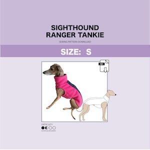 Symönster PDF-nedladdning | Vinthundskläder | Italiensk vinthund Whippet Greyhound | gör handgjorda kläder till din hund