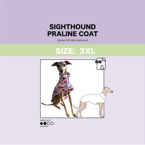 Sewing Pattern for Whippet Coat / Jacket / Waterproof