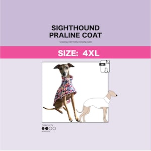 Sewing Pattern for Whippet Coat / Jacket / Waterproof