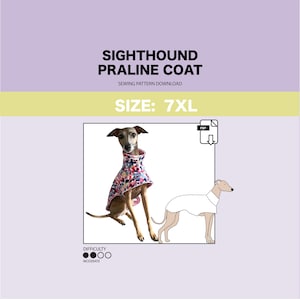 Sewing Pattern for Greyhound Coat / Jacket / Waterproof / Clothes / Clothing