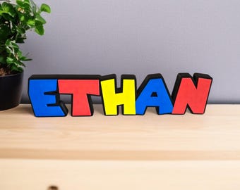 Custom Mario Inspired Name Sign: Retro Gaming Room Decor