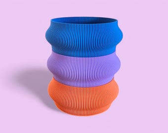 Stackable Catchall Tray – Modern Wavy Organizer for Jewellery, Desk, Keys & Minimalist Home Decor