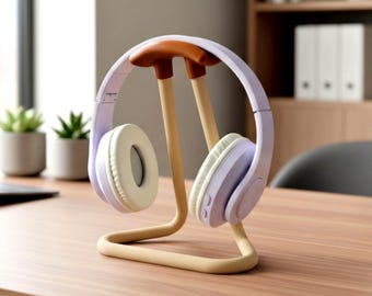 Headphone Stand Modern Minimal Office Gaming Desk
