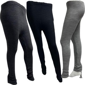 Ladies Comfortable Warm Thick Ribbed Legging Womens Stretchy Stich Knitted Legging