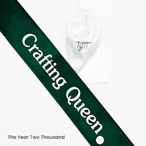 Custom Velvet Sash: Personalized Party, Costume, or Concert Sash