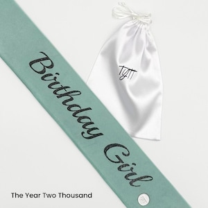 Birthday Girl Sash, Custom Birthday Sash, Personalized Birthday Sash, Happy Birthday Sash, Birthday Party Sash, Customized Party Sash