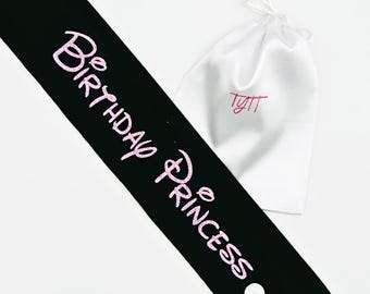 Banda Disney, Banda personalizada, Banda de princesa, Primer viaje a Disney, Accesorio Disney, Regalo Disney, Banda personalizada, Banda de cumpleaños Disney