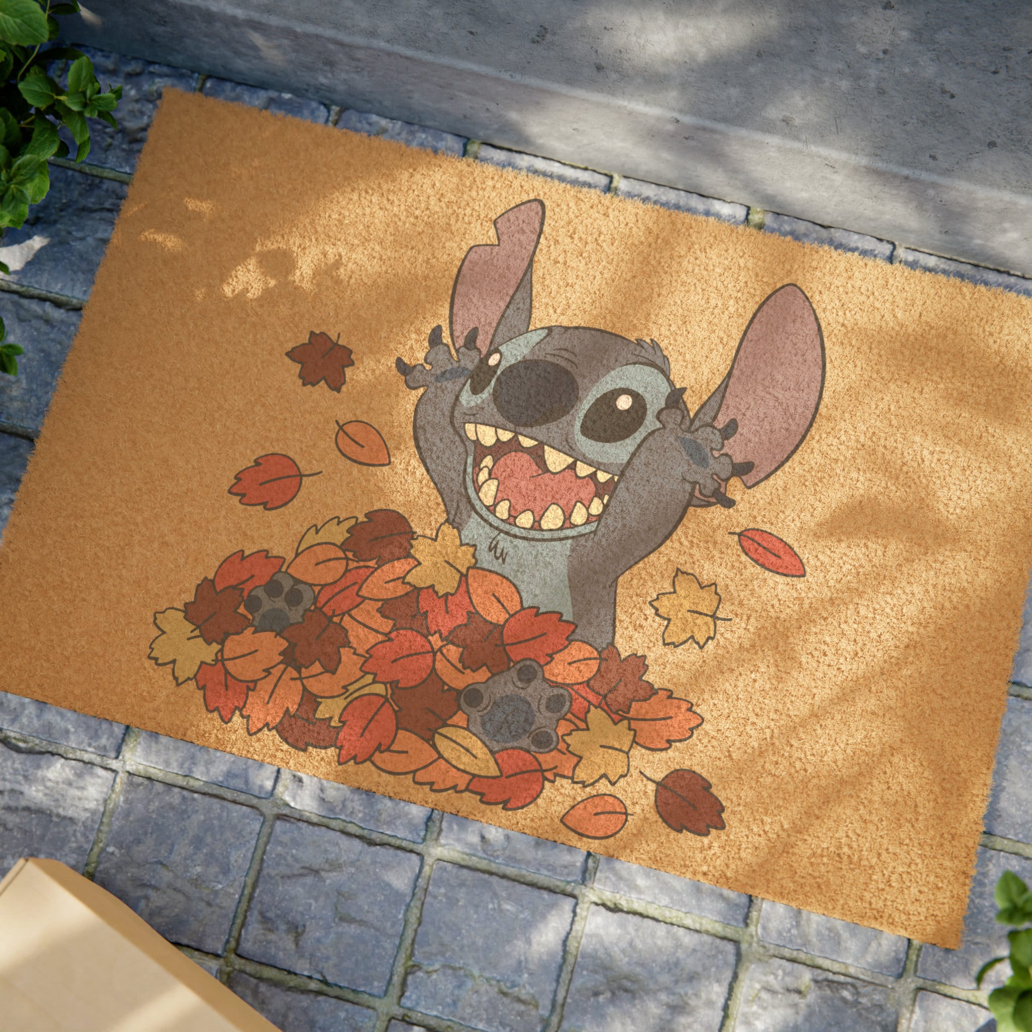Disney Cartoon Stitch Rug Household Anti Slip Water Absorbing Small Carpets  Kitchen Door Toilet Floor Mat Cute Pile Rugs Decor