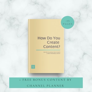 How to Create Content E-book | Ideas for Creating Content | Marketing Content Tools | Small Business Marketing E-book Guide