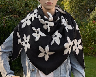 Leggero foulard di cotone con colori vivaci