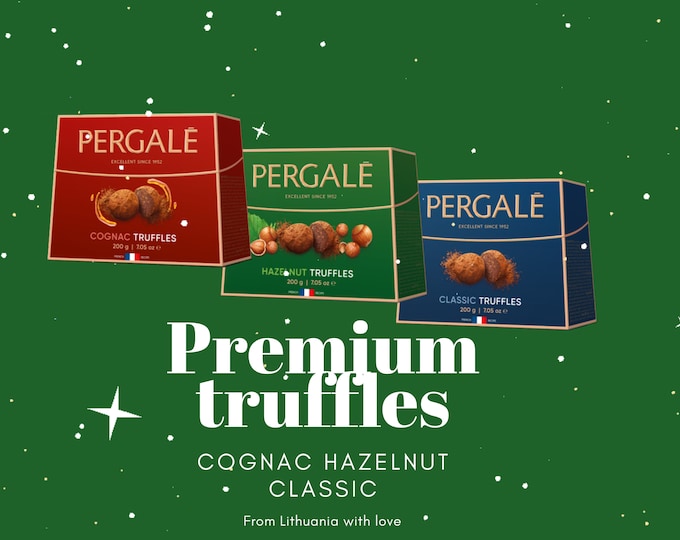 3x Premium truffles set